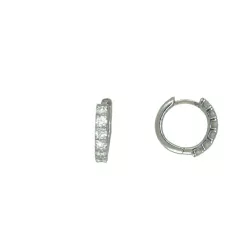 Arracades criolles or blanc brillants 0.50k - B40