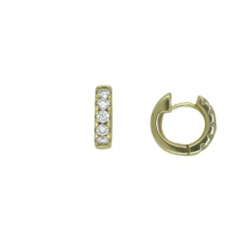 Arracades criolles or groc brillants 0.60k - A61