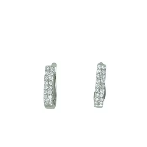 Arracades or blanc brillants 0.30k - B27