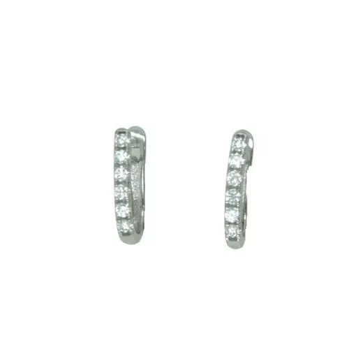 Arracades or blanc brillants 0.30k - B13M