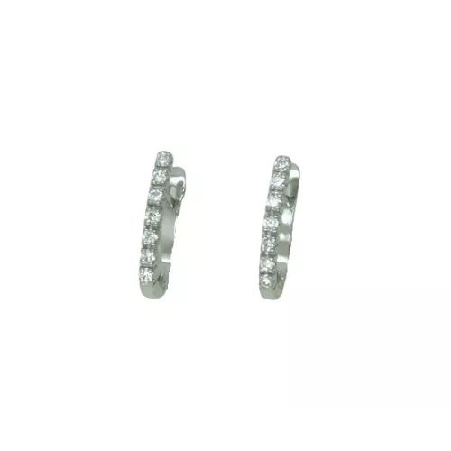 Arracades or blanc brillants 0.19k - B13P