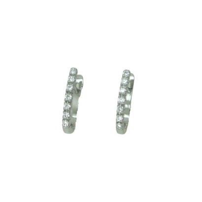 Arracades or blanc brillants 0.19k - B13P