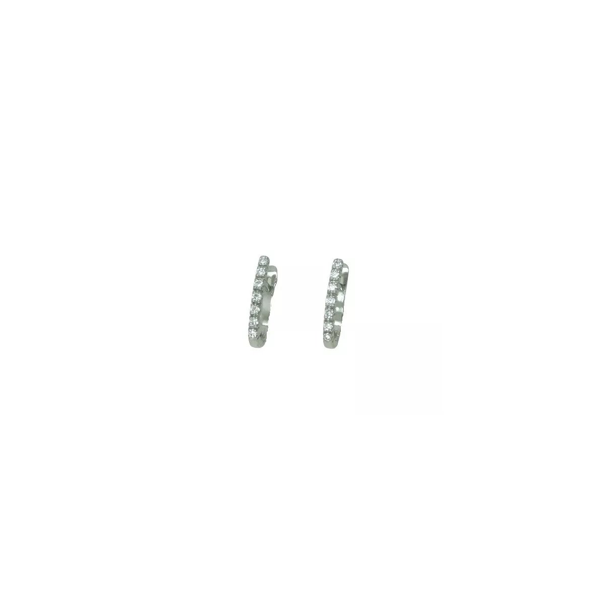 Arracades or blanc brillants 0.19k - B13P