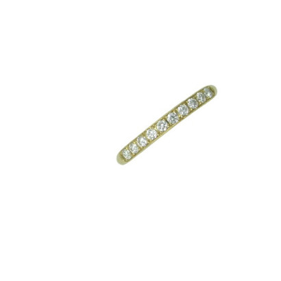 Anillo oro amarillo brillantes 0.30k - AS3G