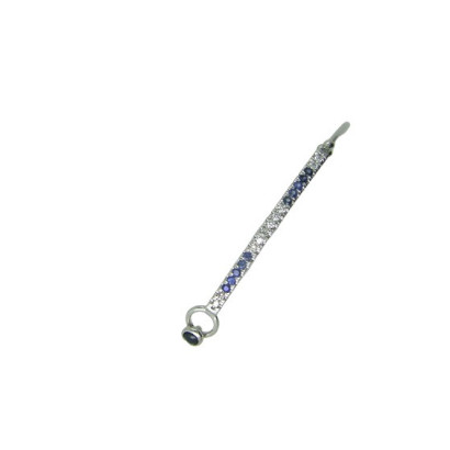 Polsera or blanc 18k brillants-safir - E3993-PBBT ZA