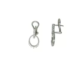 Arracades or blanc brillants 0,35k - V-3363/P/P