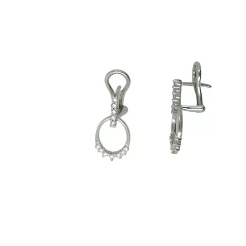 Arracades or blanc brillants 0,35k - V-3363/P/P