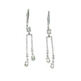 Arracades or blanc 18k brill-0.25k quars blanc - 20106BB/001