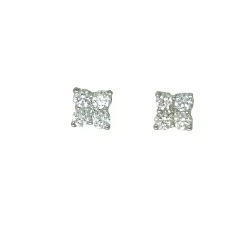 Arracades or blanc 0.56k brillants - V-3254/P/M