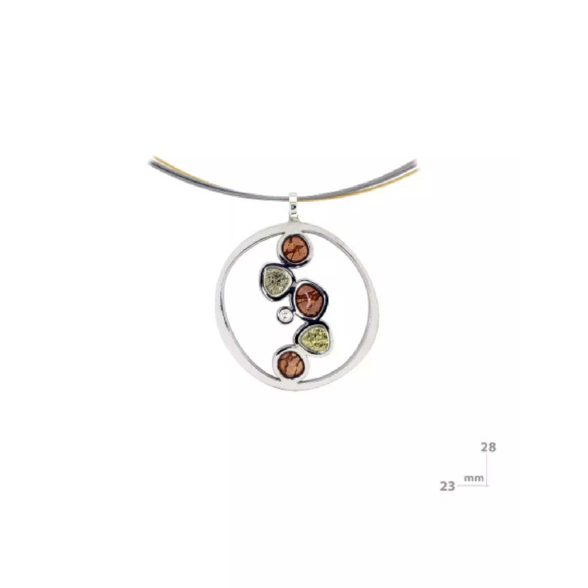 Penjoll Miquel Sarda plata or bri esmalt - 22240