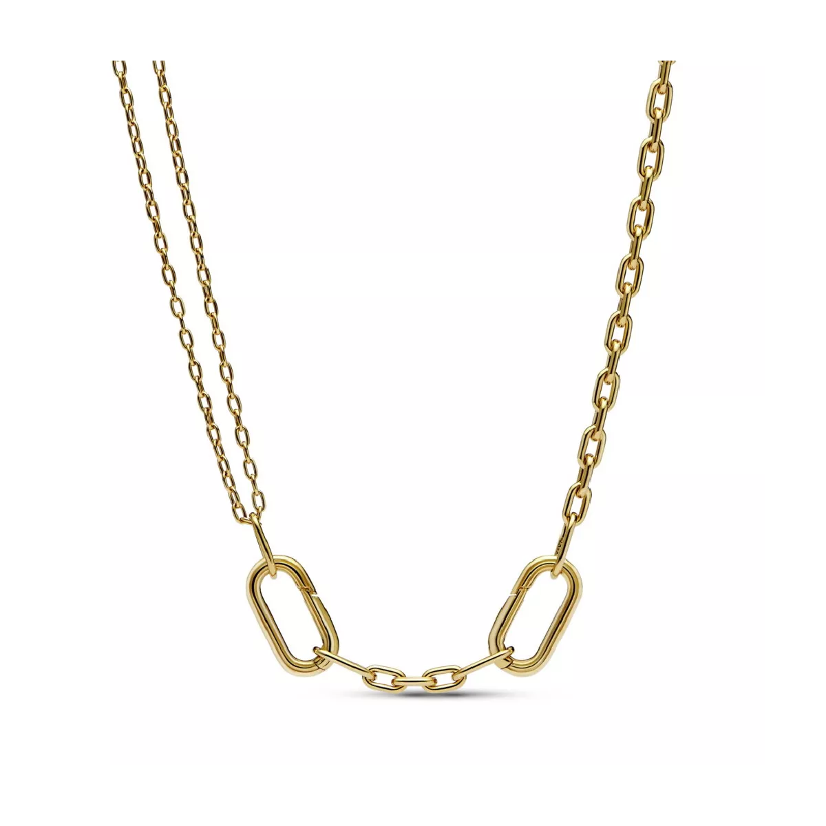 Collar Pandora plata gold-plated 14k acadenat - 362303C00