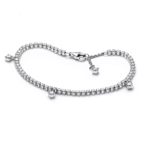 Pulsera Pandora plata circon tipo rivier - 592401C01