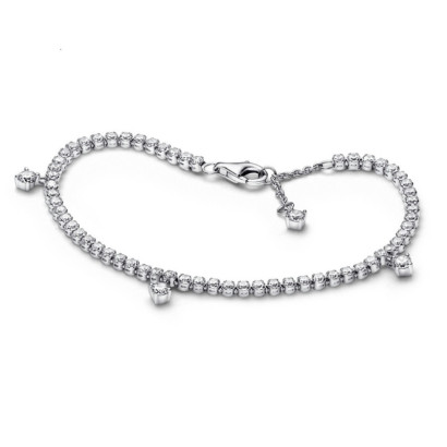 Pulsera Pandora plata circon tipo rivier - 592401C01