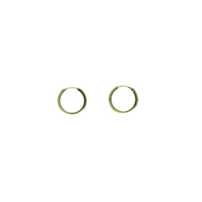 Arracades or groc criolles 14mm - M-660202