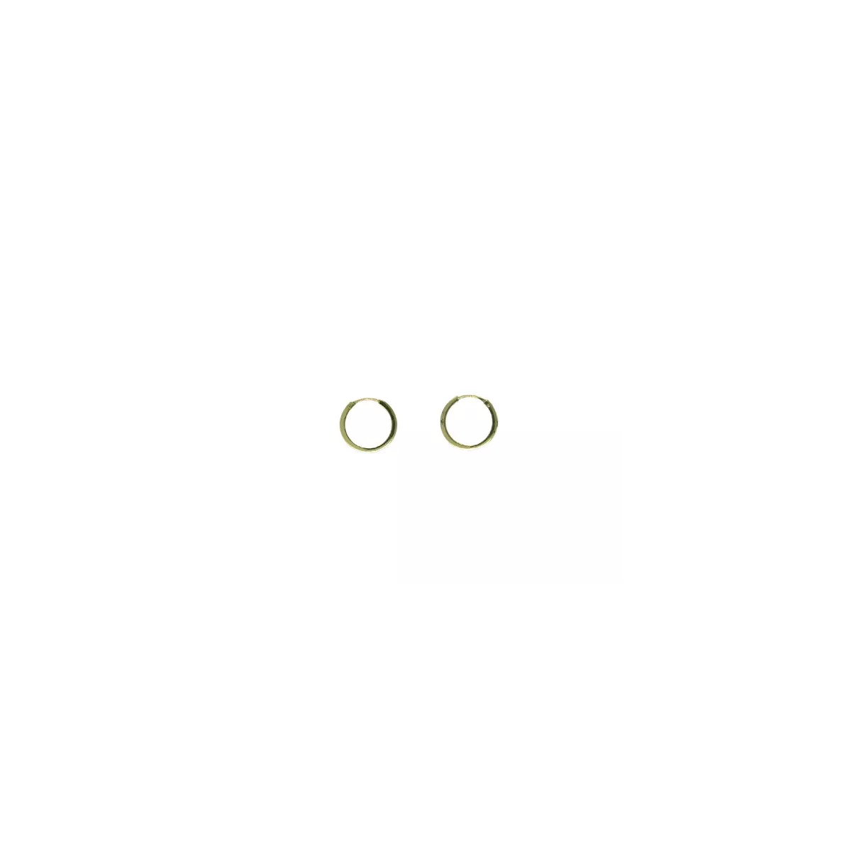 Arracades or groc criolles 14mm - M-660202