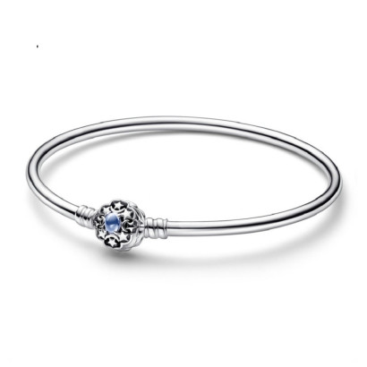 Pulsera Pandora Aladdin Jasmine plata circon blau - 592342C01