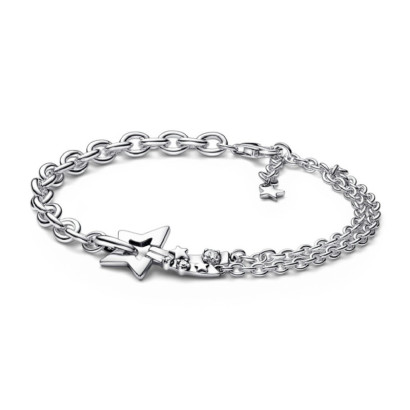 Pulsera Pandora plata estrella acadenada - 592409C01