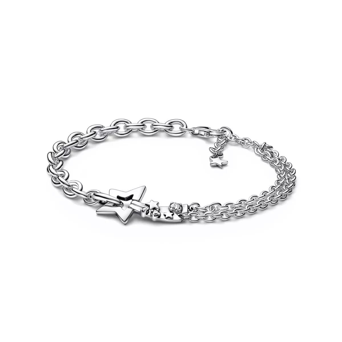 Polsera Pandora plata estrella acadenada - 592409C01