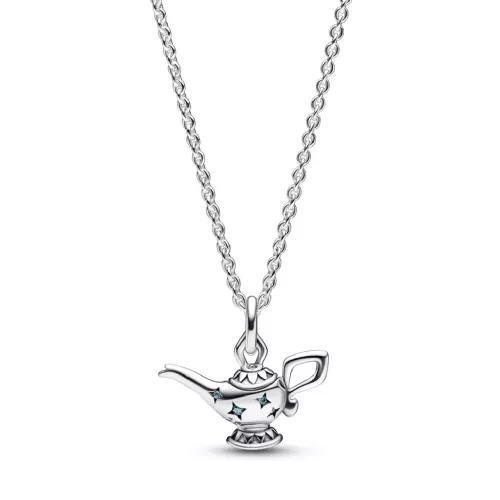 Colgante Pandora Disney Aladdin lampara circon cadena plata - 392347C01