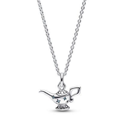 Colgante Pandora Disney Aladdin lampara circon cadena plata - 392347C01