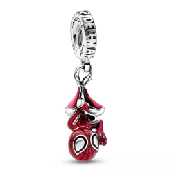 Charm Pandora plata Marvel Spider-man esmalt vermell - 792323C01