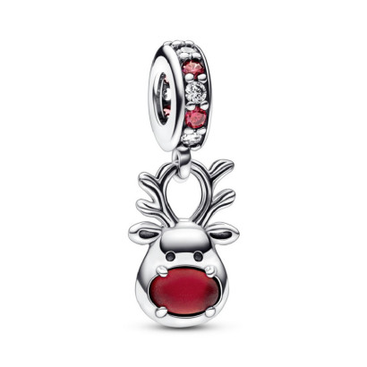 Charm Pandora plata Christmas ren - 792330C01