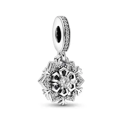 Charm Pandora plata copo de nieve circon  - 792355C01