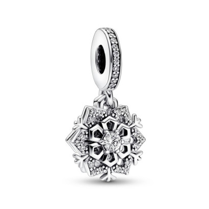 Charm Pandora plata floc de neu zircon - 792355C01