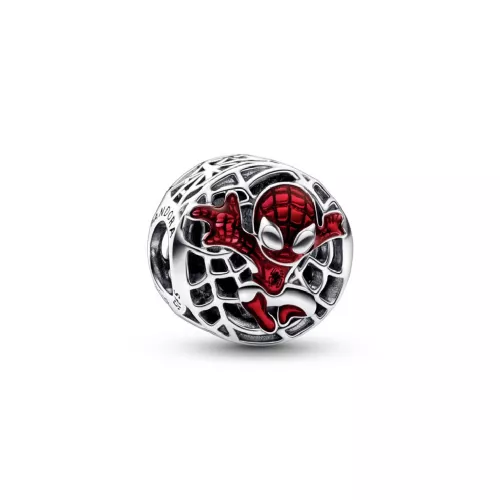 Charm Pandora Marvel Spider-man esmalt vermell - 792350C01