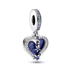 Charm Pandora cor estrelles esmalt blau zircon - 792356C01