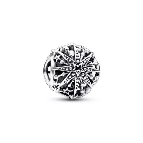 Charm Pandora plata floc de neu - 792360C00