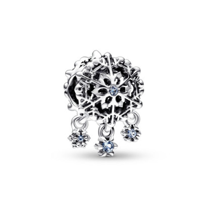 Charm Pandora plata floc de neu zircon - 792367C01