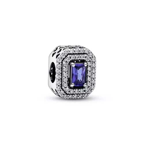 Charm Pandora plata zircon blau - 792385C01
