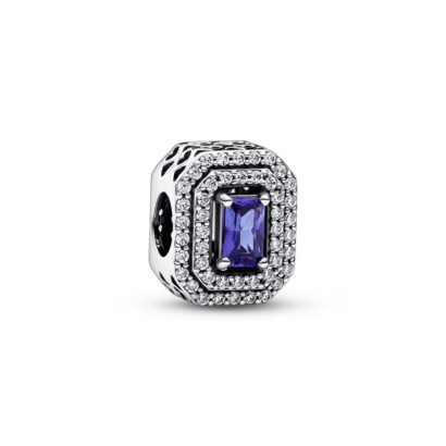 Charm Pandora plata zircon blau - 792385C01