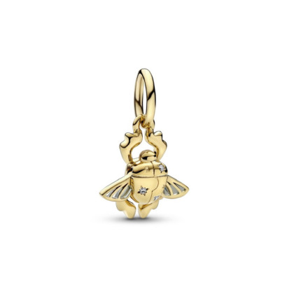 Charm Pandora Disney Aladdin  plata gold 14k - 762345C01