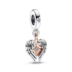 Charm Pandora plata rose 14k ales zircon - 782359C01