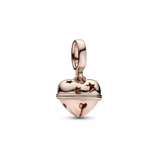 Charm Pandora plata rose 14k cor - 782376C00
