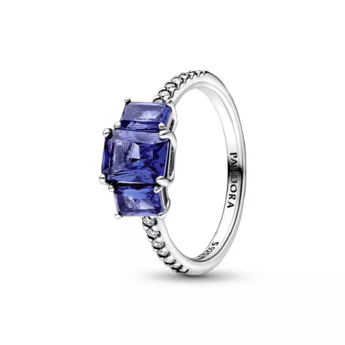 Anell Pandora plata zircon blau - 192389C01