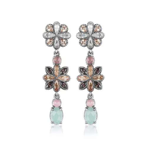 Arracades Sunfield plata de penjar zircon - PE064140