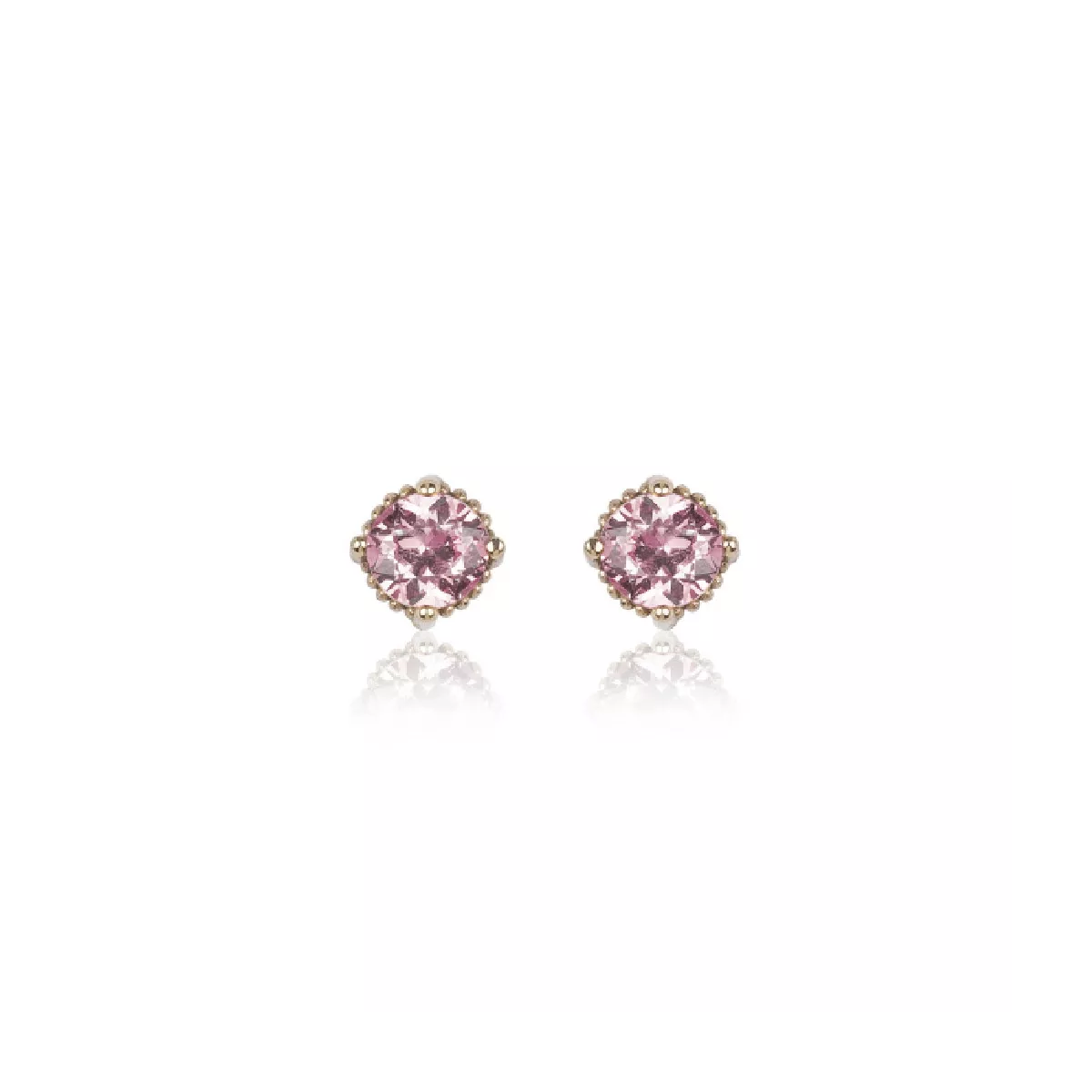 Arracades Sunfield plata rose zircon rosa - PE064180/2/56