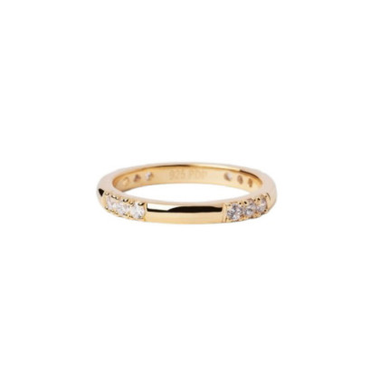 Anillo Pdpaola Fabi gold plated circon - AN01-814