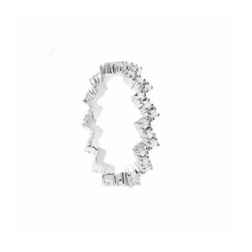 Anell Pdpaola The Zipper plata zircon - AN02-685