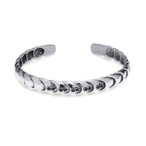 Pulsera Platadepalo rigida plata circon  - WB319A T/U