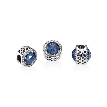 Charm plata zircon blau - 791725NMB