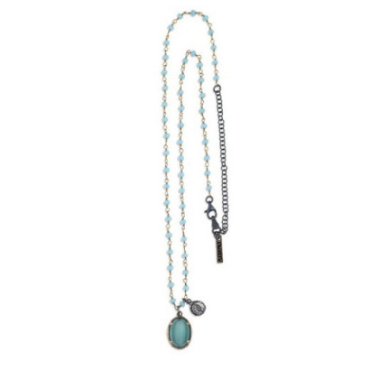 Penjoll Platadepalo plata rosari calcedonia - WN115X