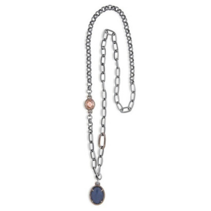 Collar Platadepalo platejat anellas