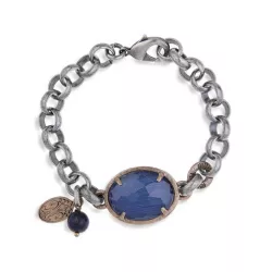 Polsera Platadepalo platejada anelles - WB330X