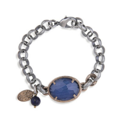 Polsera Platadepalo platejada anelles - WB330X