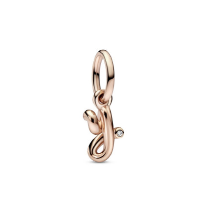 Charm Pandora inicial Y rose 14k zircon - 782458C01