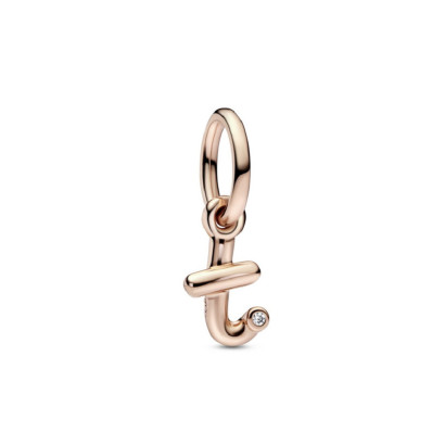 Charm Pandora inicial T rose 14k zircon - 782469C01